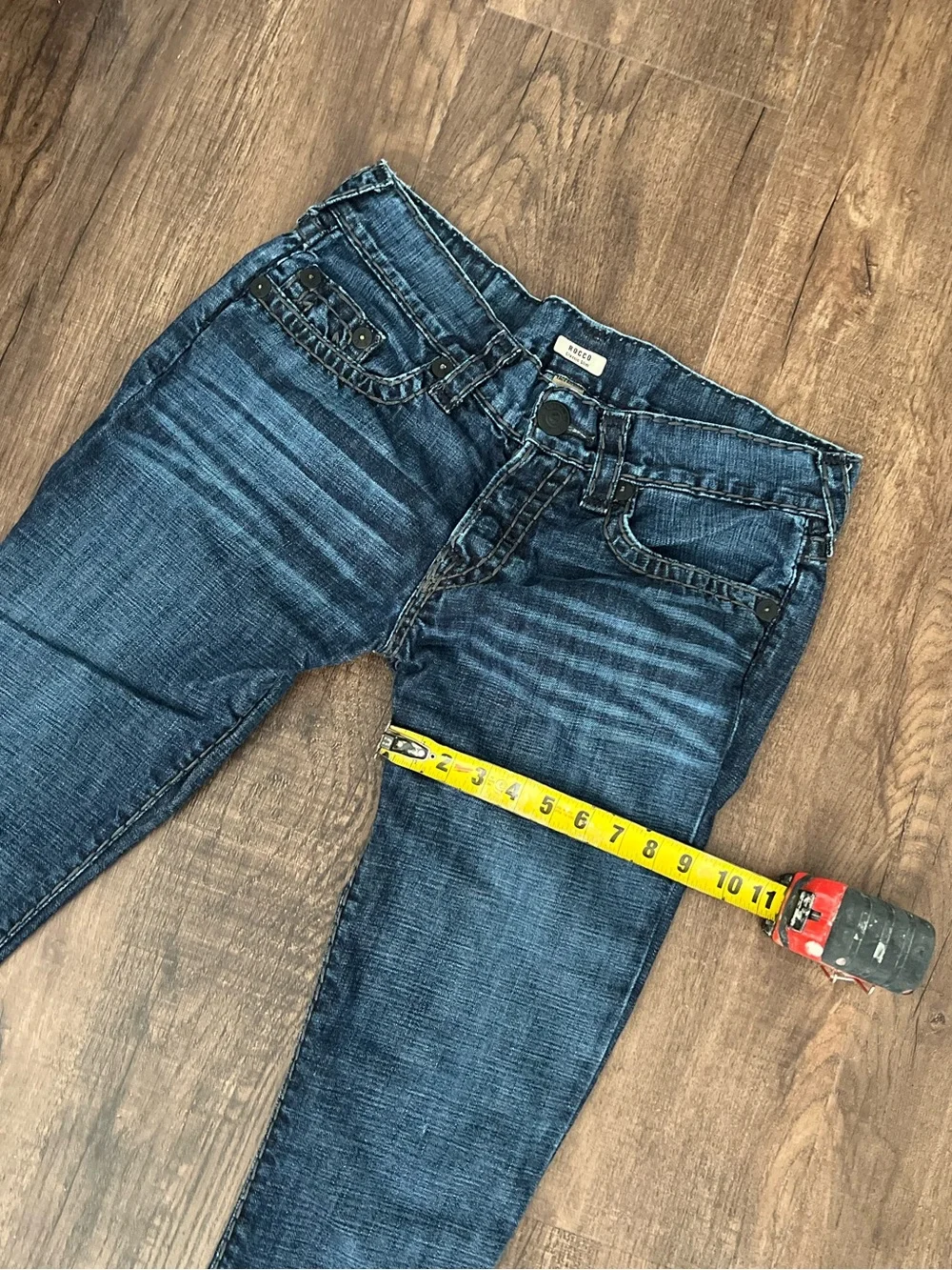 True Religion Rocco Super T Dark Midnight Jeans